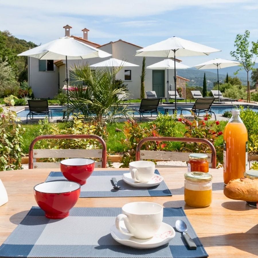 Location romantique 5 étoiles avec piscine privée au Plan de la Tour dans le Golfe de Saint-Tropez